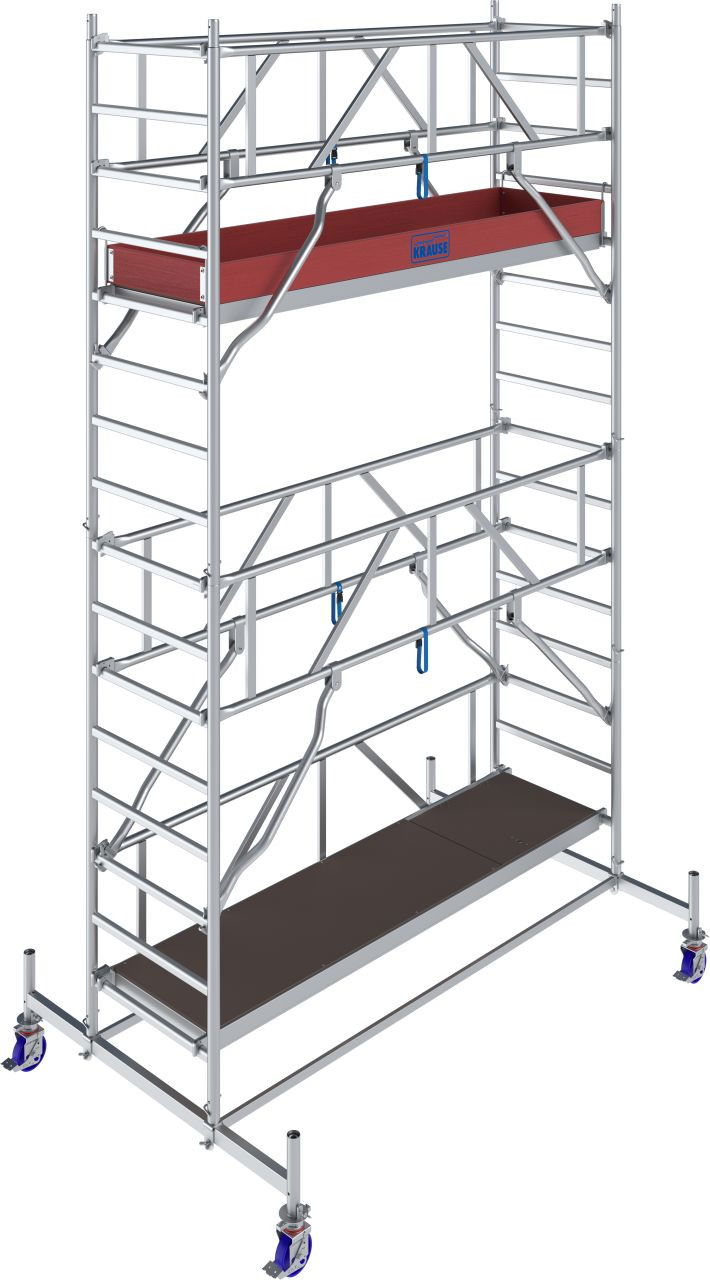 Krause STABILO Professional gurulóállvány, 10 -es sorozat, mezőméret: 2.5 m x 0.75 m, munkamagasság: 5.4 m termék fő termékképe
