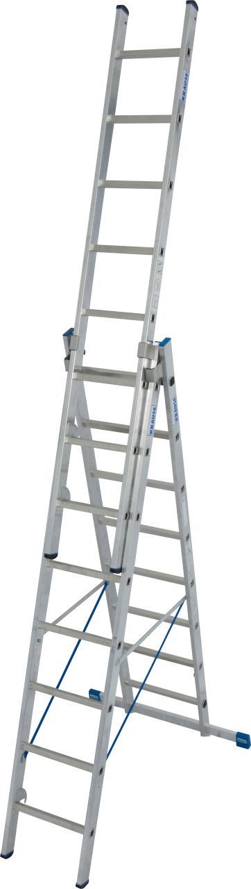 Krause STABILO Professional háromrészes létrafokos sokcélú létra lépcsőfunkcióval, 3x8 fokos termék fő termékképe